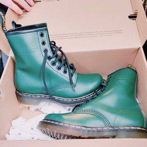 Dr. Martens Hunter Green Boots
